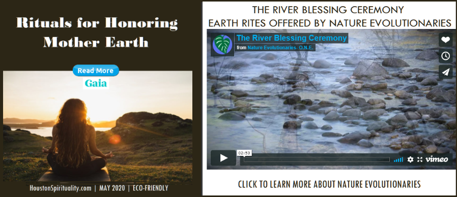 Eco-Friendly Articles for May 2020, Rituals for Honoring Mother Earth. River Blessing