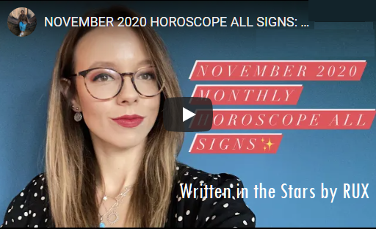 Monthly Horoscopes Video for all signs with Rux