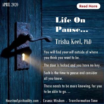 Life on Pause by Trisha Keel. HSM April 2020