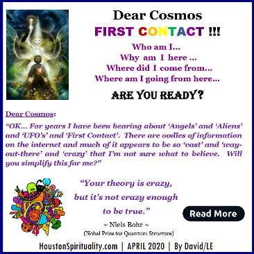 First Contact | Dear Cosmos | David/LE | HSM April 2020