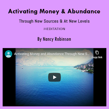Activating Money & Abundance by Nancy Robinson