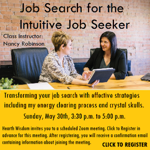 Job Search Class for the Intuitive Job Seeker by Nancy Robinson