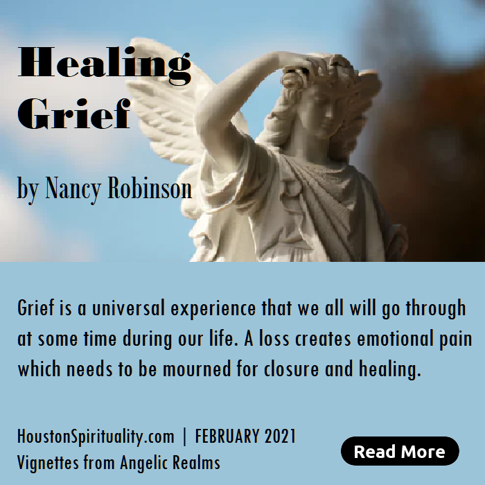 Healing Grief, an article by Nancy Robinson