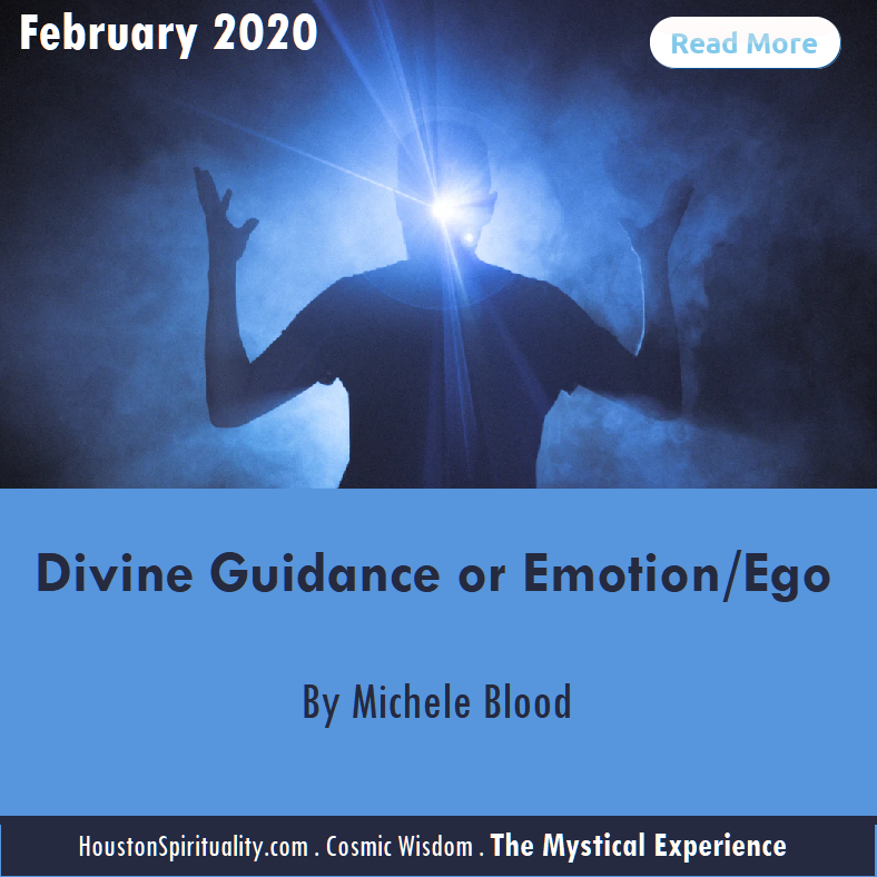 Divine Guidance or Emotion/Ego by Michele Blood