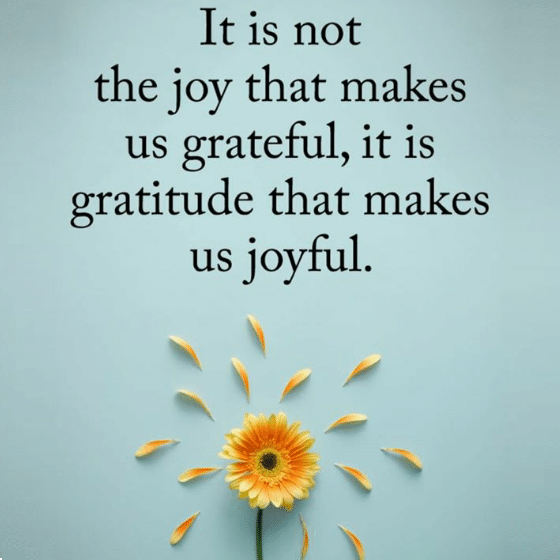 gratitude makes us joyful meme