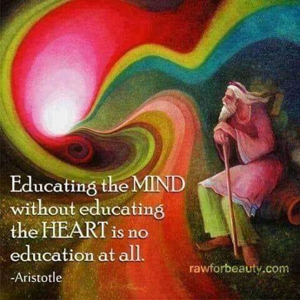 Educating the mind without educating the heart is no education at all. Rawforbeauty meme