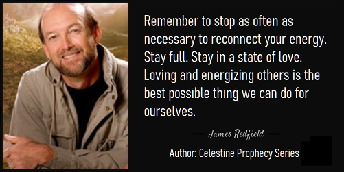 James Redfield energy inspiration