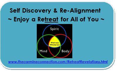 Self Discovery & Re-Alignment - Enjoy a Retreat for All of You.