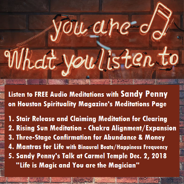 FREE Audio Meditations with Sandy Penny 5 Minutes to Peace