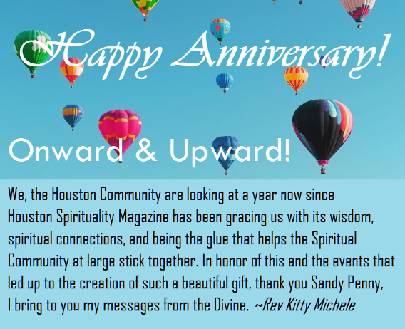 Happy Anniversary, Onward & Upward. Rev Kitty Michele