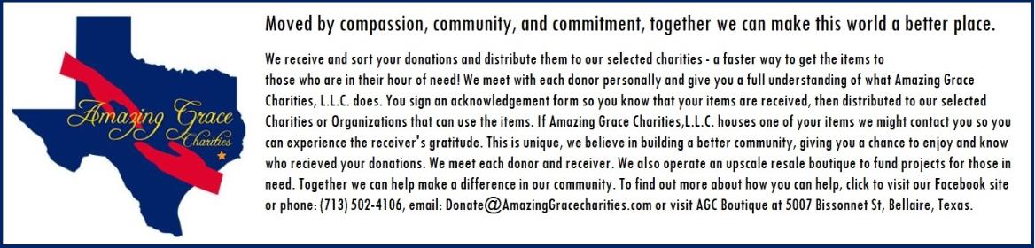 Amazing Grace charities