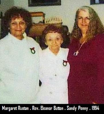 Margaret Rustan, Rev. Eleanor Button, Sandy Penny 1994