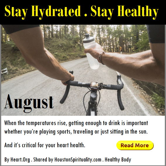 Stay Hydrated, Stay Healthy. Heart.org