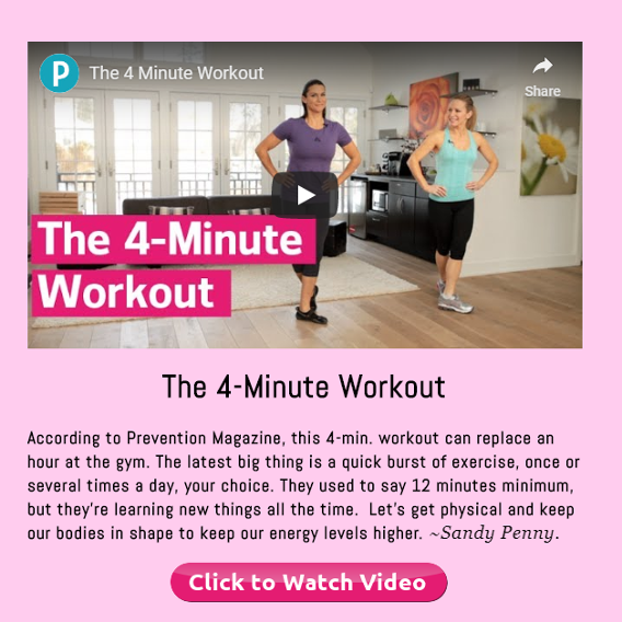 The 4-Minute Workout by Prevention Magazine