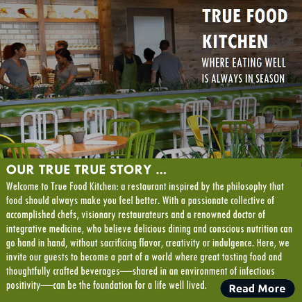 Our True Story. True Food Kitchen. Houston Spirituality