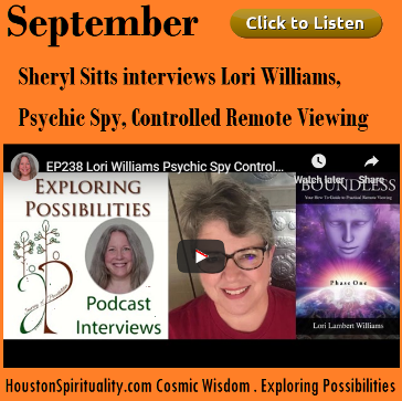 Sheryl Sitts interviews Lori Williams, Psychic Spy, Controlled Remote Viewing