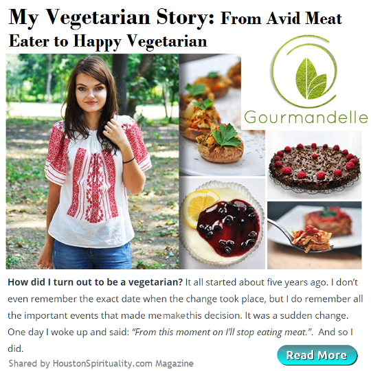 My Vegetarian Story: From Avid Meat Eater to Happy Vegetarian. Gourmandelle