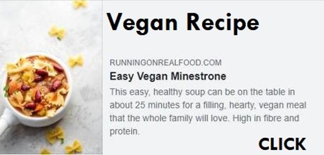 Recipe Easy Vegan Minestrone Soup